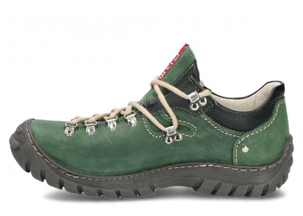 Trekking shoe NAGABA 055 green crazy leather
