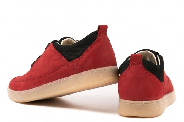 Shoe NAGABA 035 red samuel leather