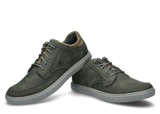 Men's shoe NAGABA 437 khaki crazy leather
