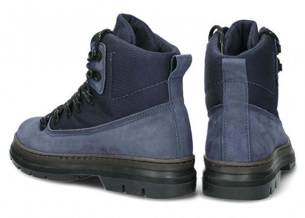 Ankle boot NAGABA 060 navy blue samuel leather