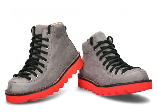 Ankle boot EVENEMENT EV004 grey samuel leather