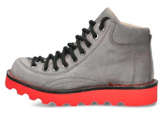 Ankle boot EVENEMENT EV004 grey samuel leather