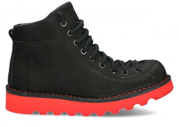 Ankle boot EVENEMENT EV004 black samuel leather