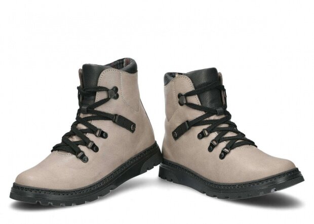Hiking boot NAGABA 095 gray rustic leather