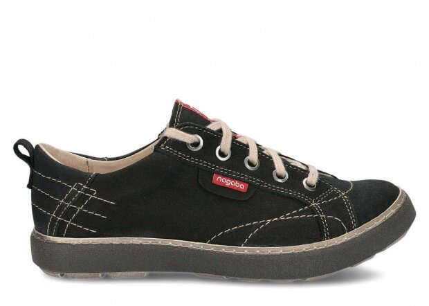 Shoe NAGABA 243 black samuel leather
