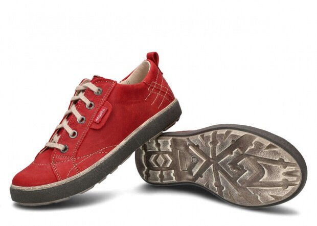 Shoe NAGABA 243 red campari leather