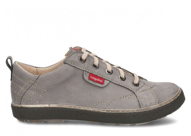 Shoe NAGABA 243 grey samuel leather