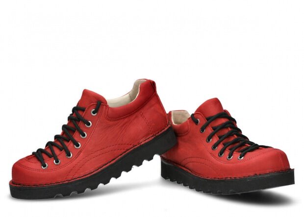 Shoe EVENEMENT EV003 red campari leather