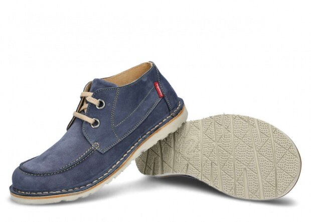 Shoe NAGABA 280 navy blue samuel leather