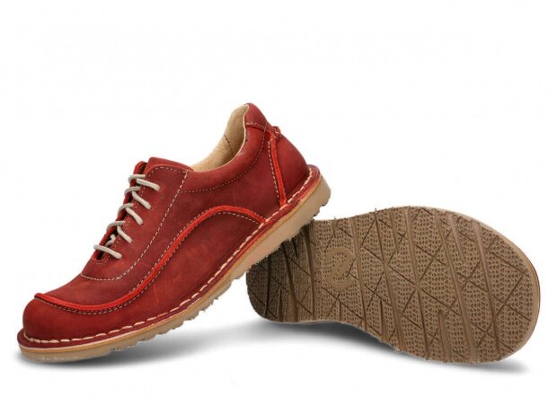 Shoe NAGABA 130 red crazy leather