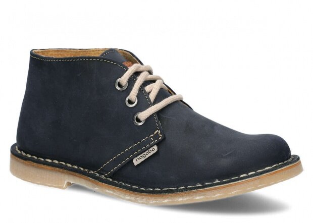 Ankle boot NAGABA 082 navy blue crazy leather