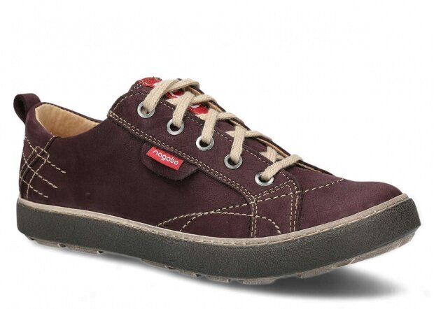 Shoe NAGABA 243 purple samuel leather