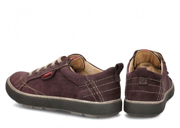 Shoe NAGABA 243 purple samuel leather