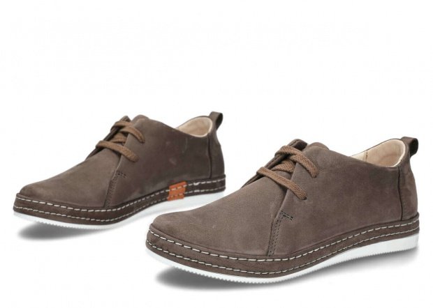 Shoe NAGABA 382 olive samuel leather