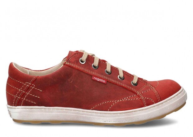 Men's shoe NAGABA 410 red crazy leather