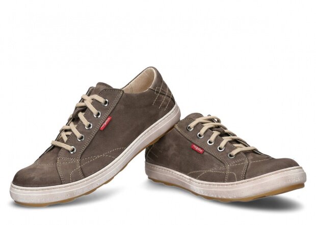 Men's shoe NAGABA 410 olive samuel leather