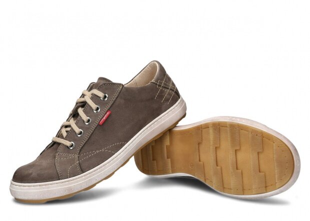 Men's shoe NAGABA 410 olive samuel leather
