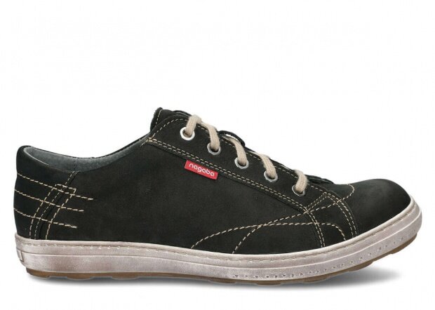 Men's shoe NAGABA 410 black samuel leather