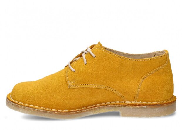 Shoe NAGABA 096 yellow velours leather