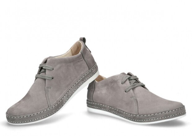 Shoe NAGABA 382 grey samuel leather