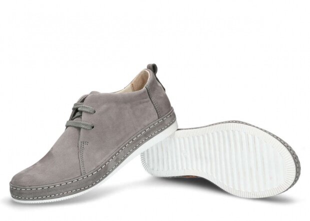 Shoe NAGABA 382 grey samuel leather
