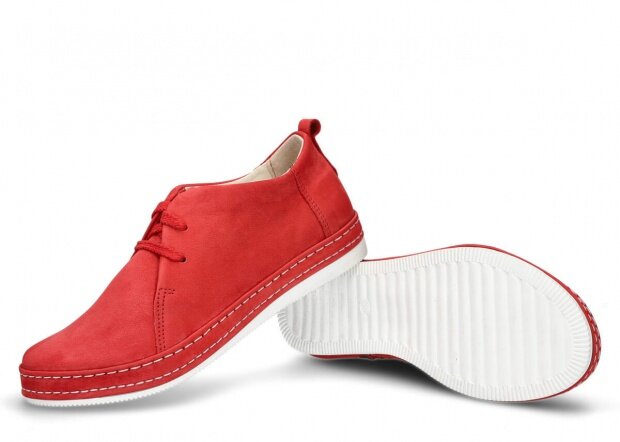 Shoe NAGABA 382 red samuel leather