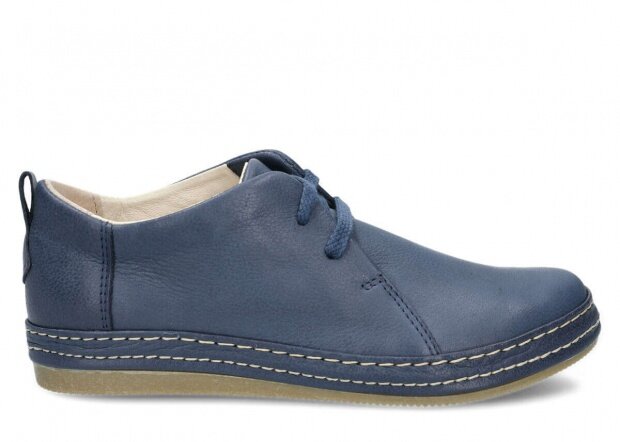 Shoe NAGABA 382 navy blue rustic leather