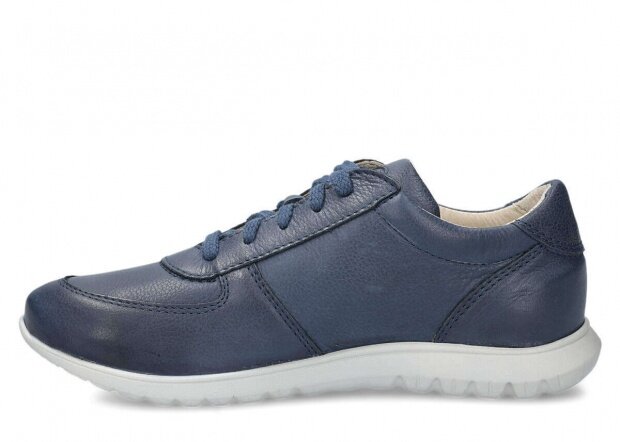 Shoe NAGABA 311 navy blue rustic leather