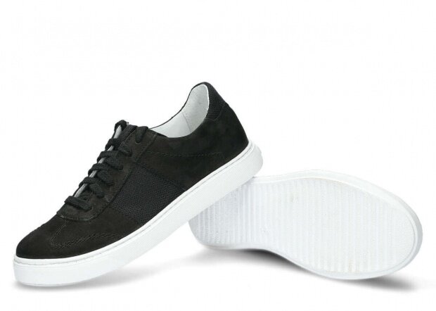 Shoe NAGABA 065 black samuel leather