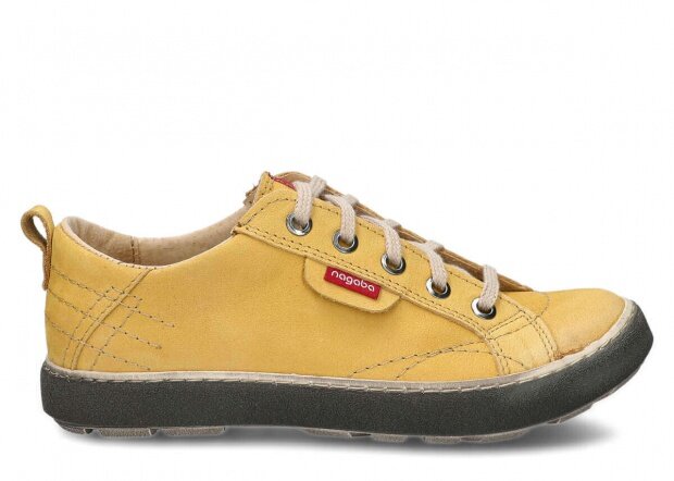 Shoe NAGABA 243 yellow campari leather