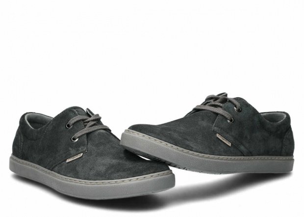 Men's shoe NAGABA 424 graphite velours leather