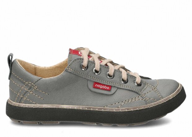 Shoe NAGABA 243 grey rustic leather