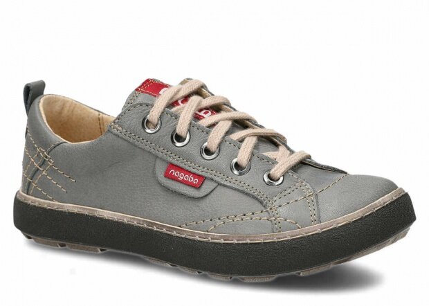 Shoe NAGABA 243 grey rustic leather