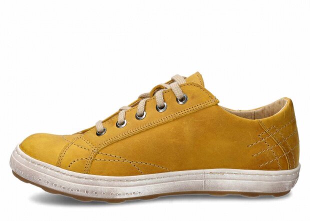 Men's shoe NAGABA 410 yellow crazy leather