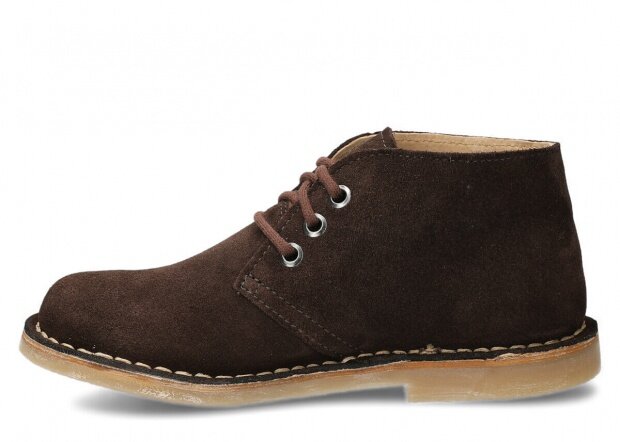 Ankle boot NAGABA 082 brown velours leather