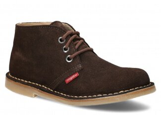 Ankle boot NAGABA 082<br /> brown velours leather