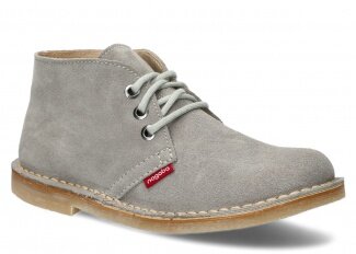 Ankle boot NAGABA 082<br /> grey velours leather