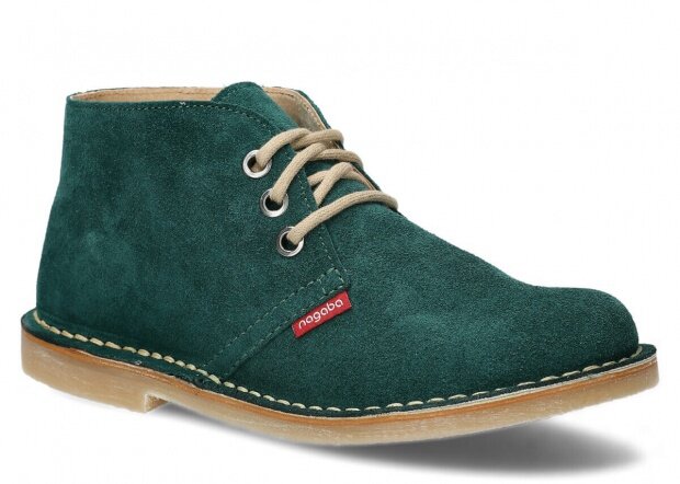 Ankle boot NAGABA 082 emerald velours leather