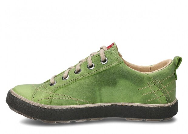 Shoe NAGABA 243 light green crazy leather