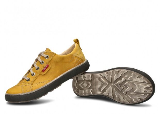 Shoe NAGABA 243 yellow crazy leather