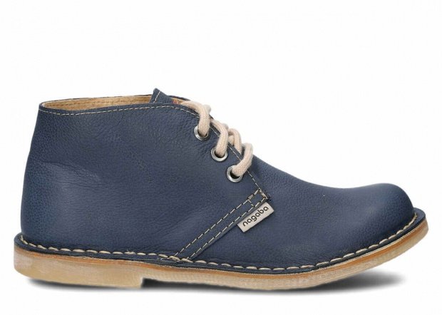 Ankle boot NAGABA 082 navy blue rustic leather