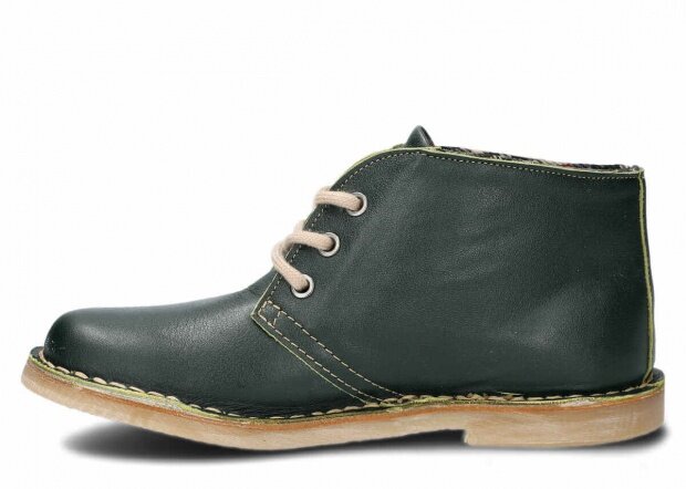 Ankle boot NAGABA 082 green sandwich leather