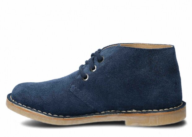 Ankle boot NAGABA 082 navy blue velours leather