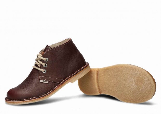 Ankle boot NAGABA 082 burgundy faeda leather