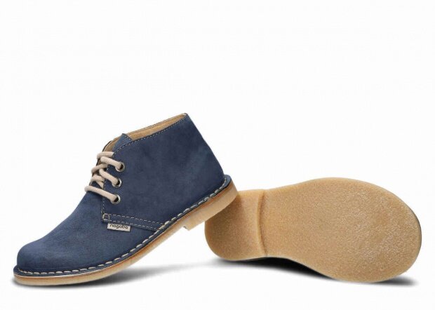 Ankle boot NAGABA 082 navy blue samuel leather