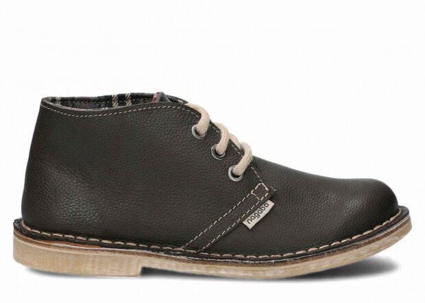 Ankle boot NAGABA 082 olive faeda leather