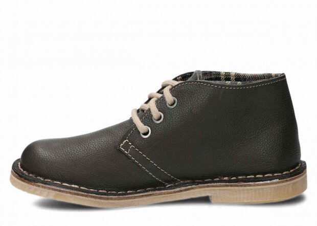 Ankle boot NAGABA 082 olive faeda leather