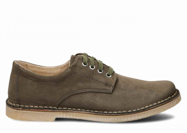 Men's shoe NAGABA 093 khaki samuel leather