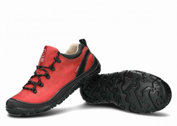 Trekking shoe NAGABA 241 red crazy leather