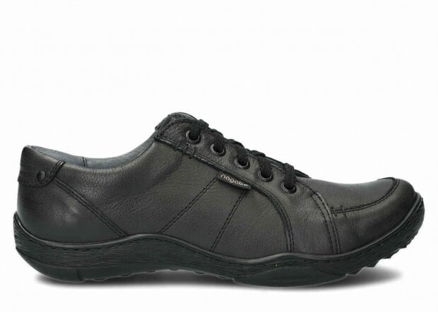 Men's shoe NAGABA 406 black rustic leather